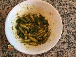 Serranos mixed with spices