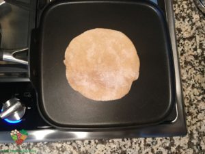 Roti on Pan