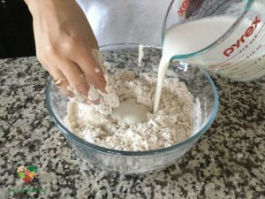 Prepare the dough for Naan