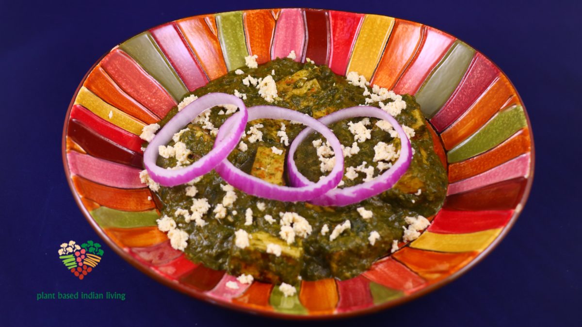 Palak/Saag Paneer (using Tofu)