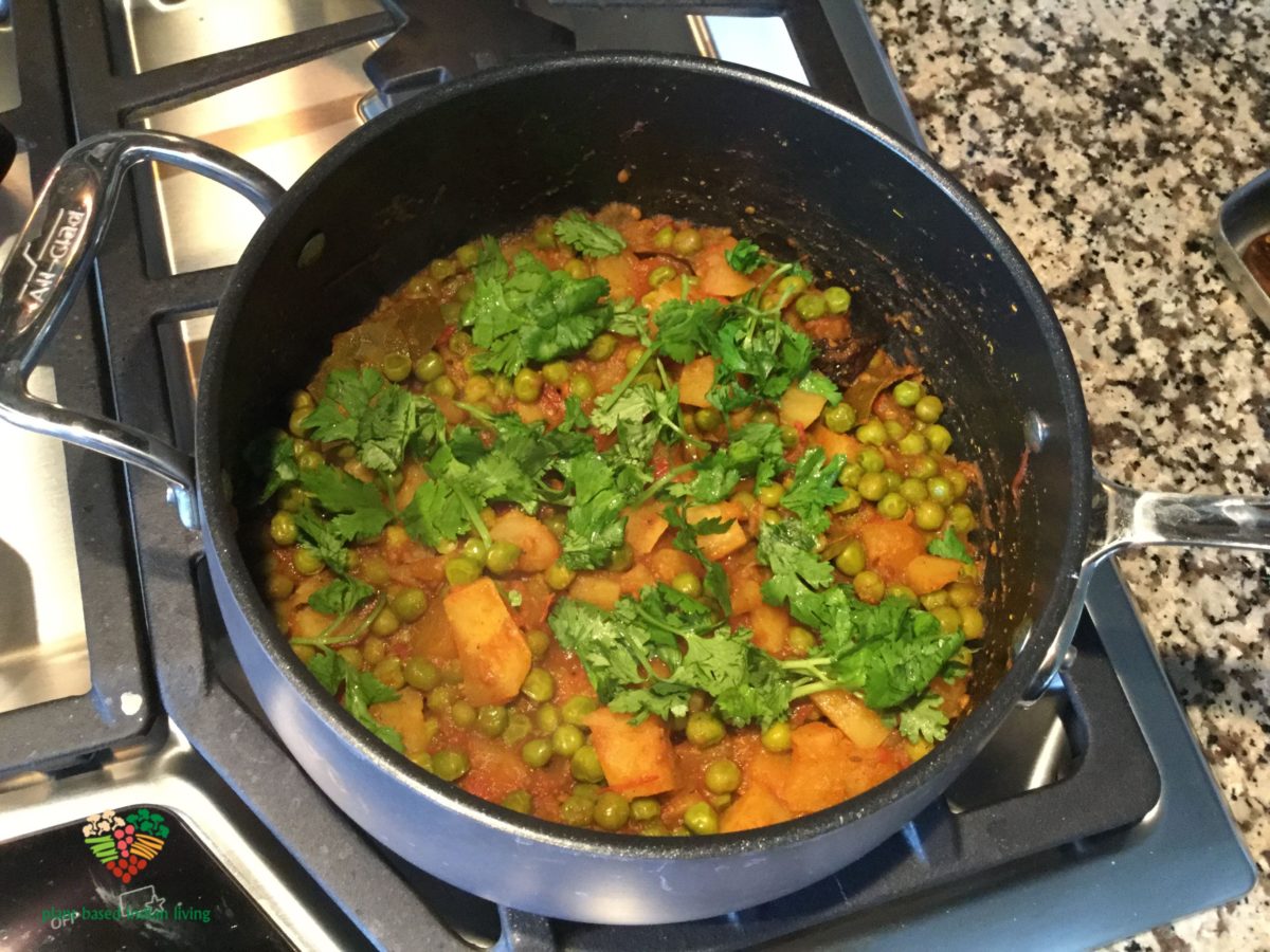 Aloo Matar/Potato and Peas Masala