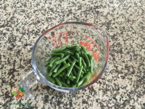 Greens Bean ready to be cooked