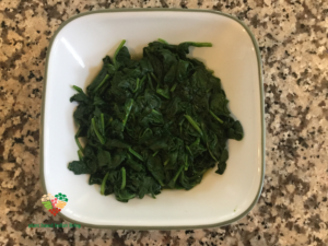 Saag Paneer Tofu Pan Seered
