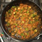 Okra Masala almost ready