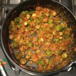 Okra Masala almost ready