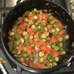 Okra with Onion/Tomato