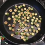 Okra on Skillet