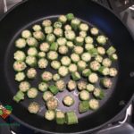 Okra on Skillet