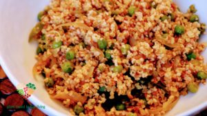 Cracked Wheat/Bulgur Upma