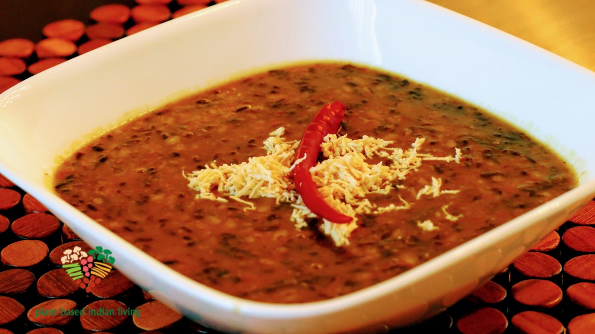 Split Black Urad Dal Saag