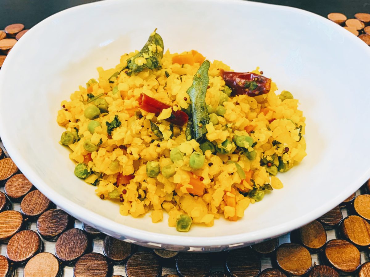 Cauliflower Rice Poha/Pulav